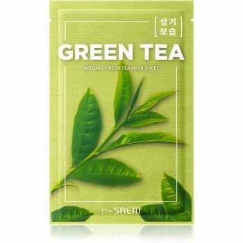The Saem Natural Mask Sheet Green Tea masca de celule cu efect hidratant si linistitor
